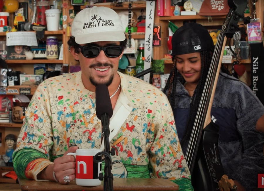 Bad Bunny carries the taste and sounds of Puerto Rico at a small table concert Entertainment in the United States